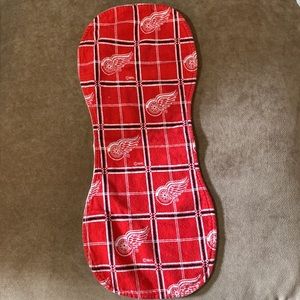 NHL RED WINGS Baby Flannel Burp Cloth
